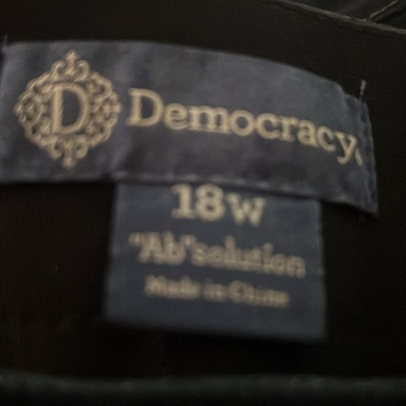#307 ✔️Democracy Abroad Solution Indigo Pull on Glider Ankle Length Jean - Picture 9 of 11